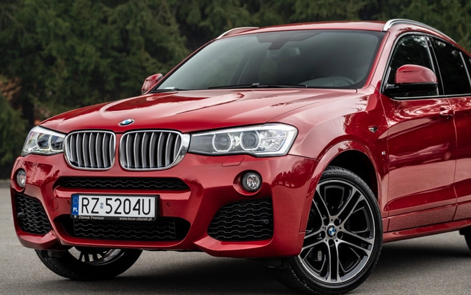 BMW X4 cena 124000 przebieg: 75000, rok produkcji 2015 z Brzozów małe 781